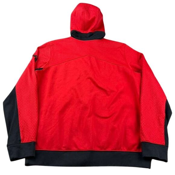 Nike Kobe Bryant Dry Fit Hoodie Men M Fleece Zip Front Pockets Athletic Red - Picture 3 of 10